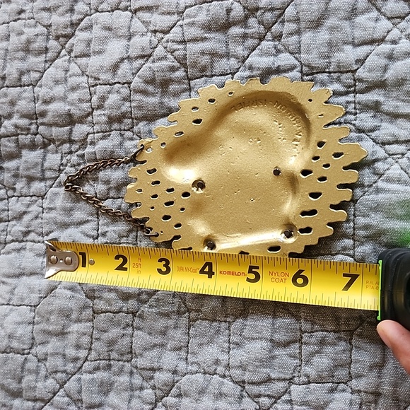 Jewish Judaica Moses Holding Ten Commandments Metal Wall Hanger, Israel - Picture 7 of 7